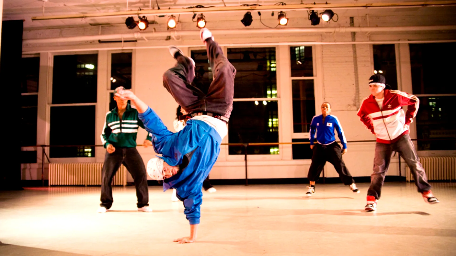 Students participating in the English Plus Dance program