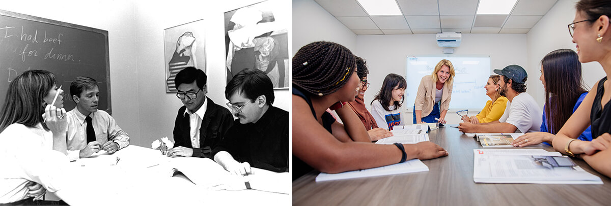 Image of classrooms with students