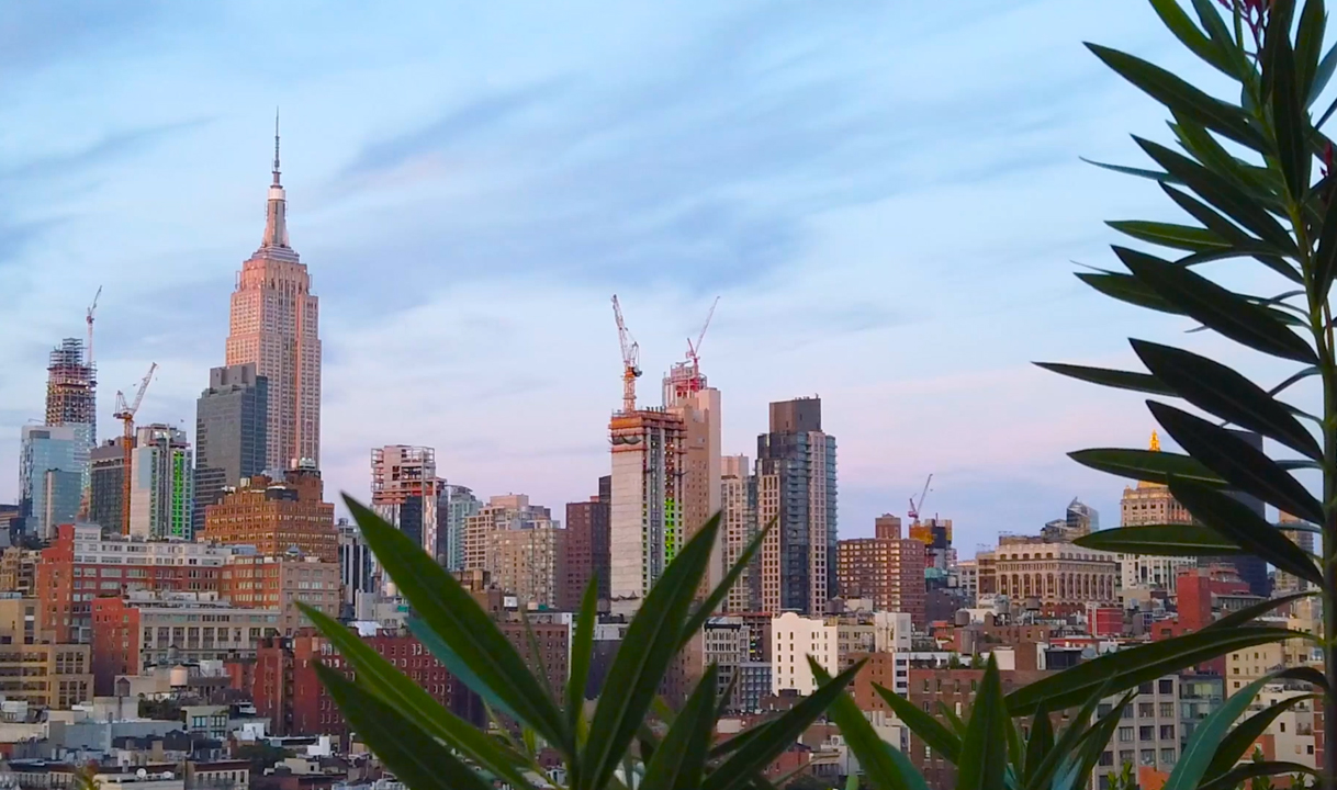 Rennert New York Students at School Entrance